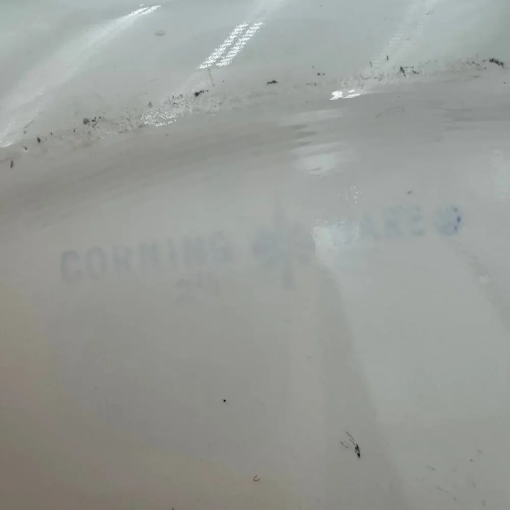 Vintage Black Trefoil Corning Ware 2.5 Qt Square Casserole P-2 1/2-B